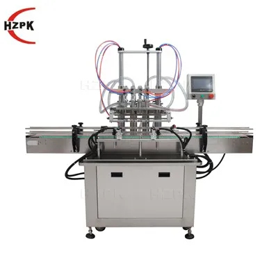 Mesin Pengisian Cecair 4 Kepala Automatik